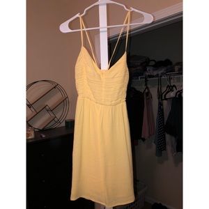 Forever 21 spaghetti strap lace back mini dress